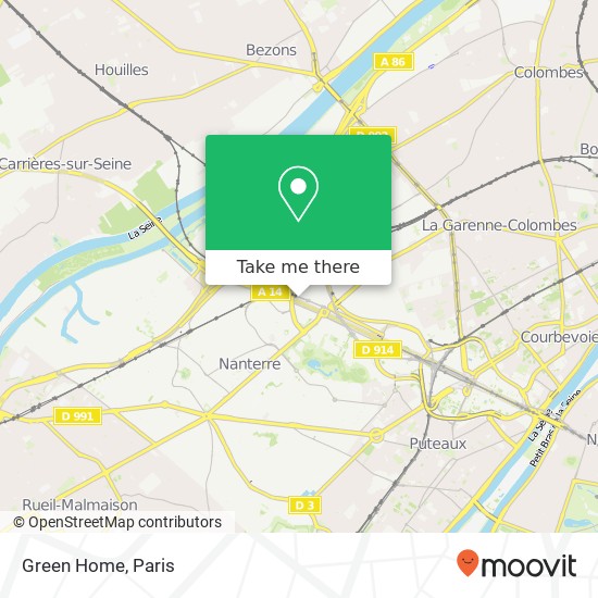 Green Home map