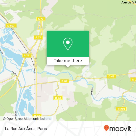 La Rue Aux Ânes map