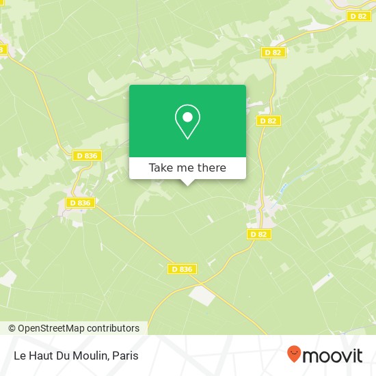 Mapa Le Haut Du Moulin
