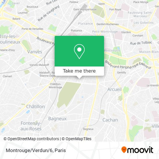 Mapa Montrouge/Verdun/6