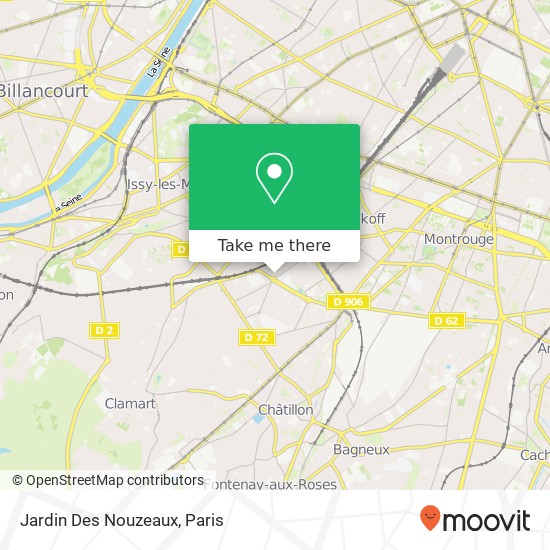 Mapa Jardin Des Nouzeaux