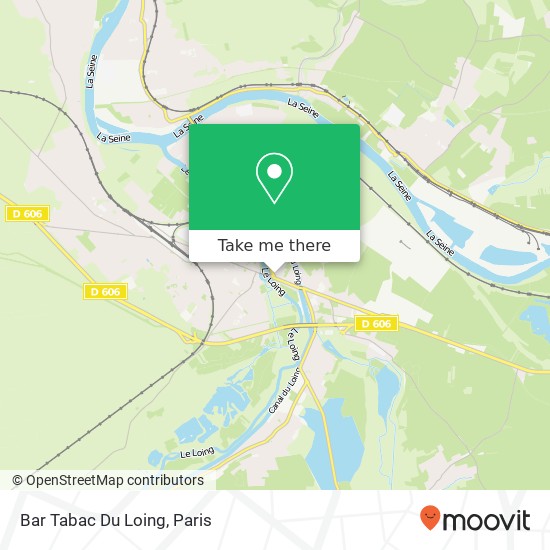 Mapa Bar Tabac Du Loing