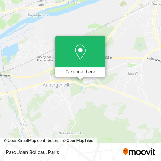 Parc Jean Boileau map