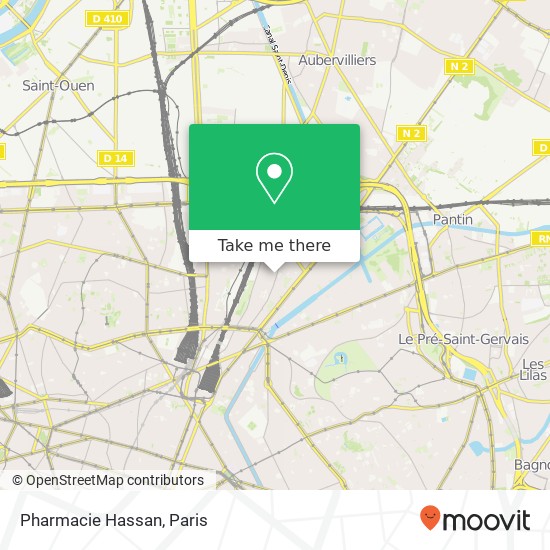 Pharmacie Hassan map