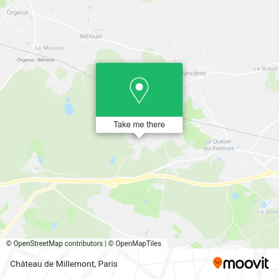Château de Millemont map