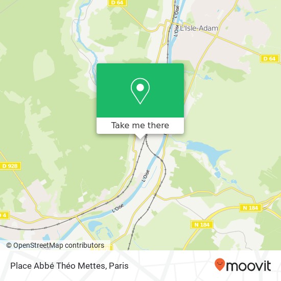 Place Abbé Théo Mettes map