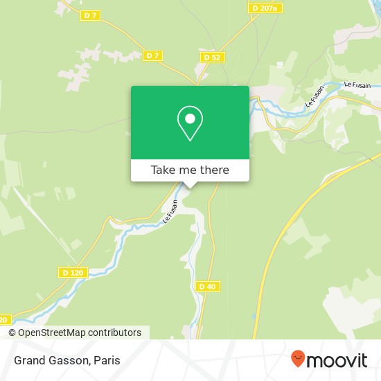 Mapa Grand Gasson