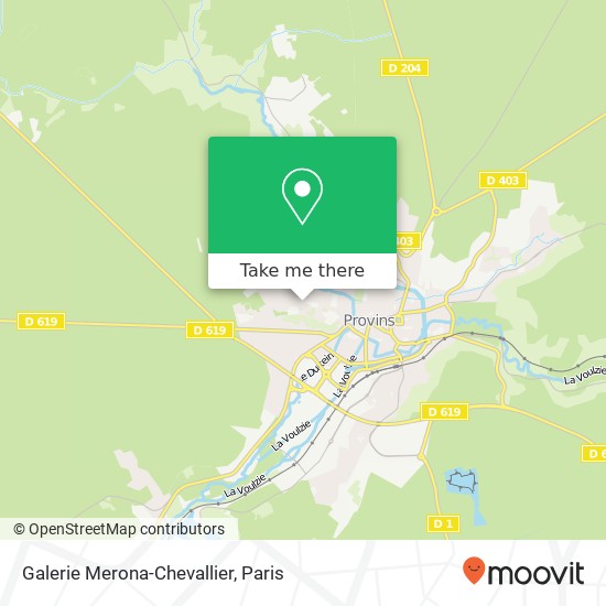 Mapa Galerie Merona-Chevallier