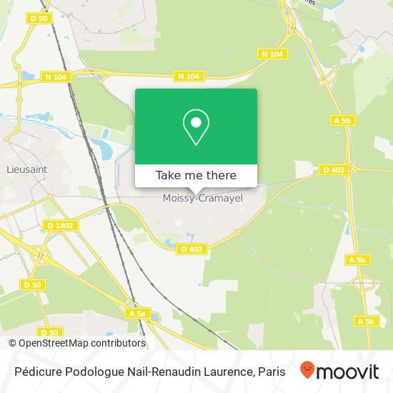 Pédicure Podologue Nail-Renaudin Laurence map