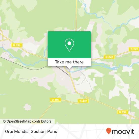 Orpi Mondial Gestion map