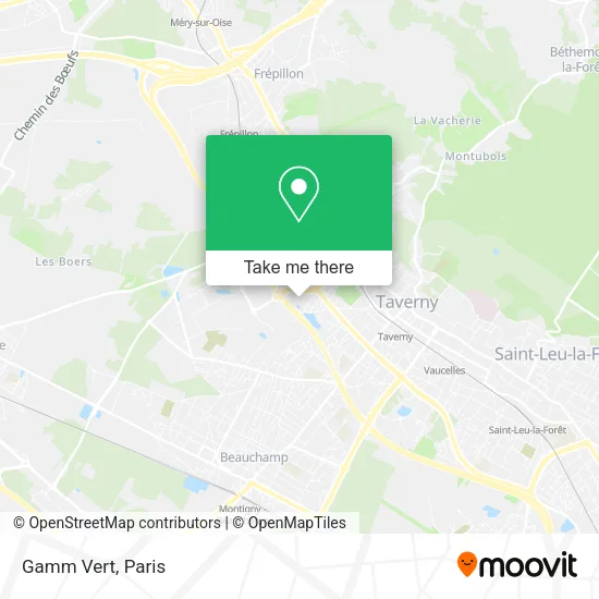 Gamm Vert map