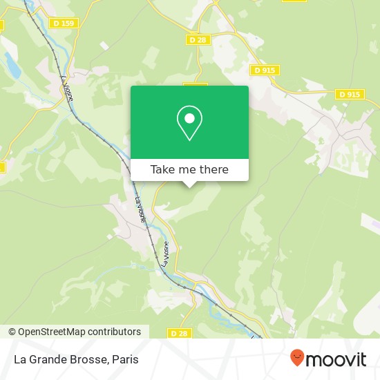 La Grande Brosse map