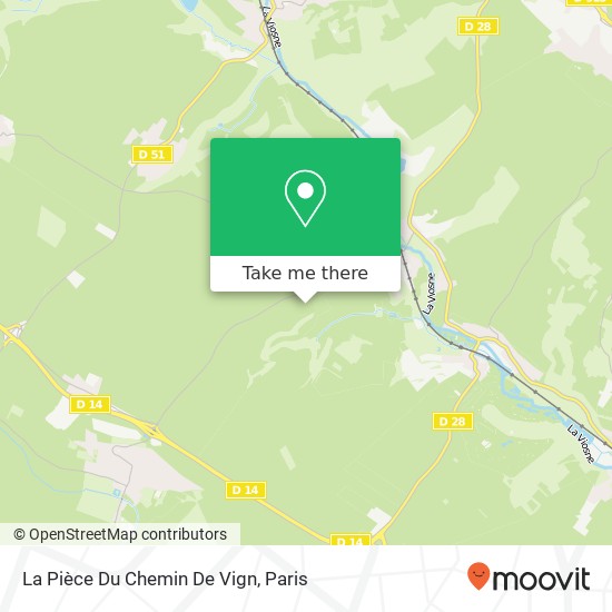 La Pièce Du Chemin De Vign map