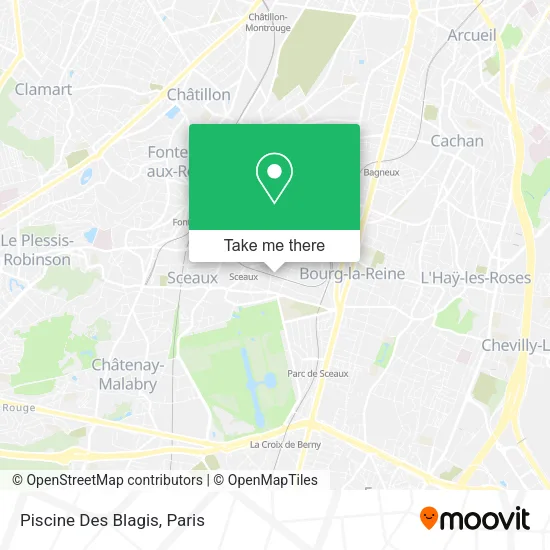 Piscine Des Blagis map