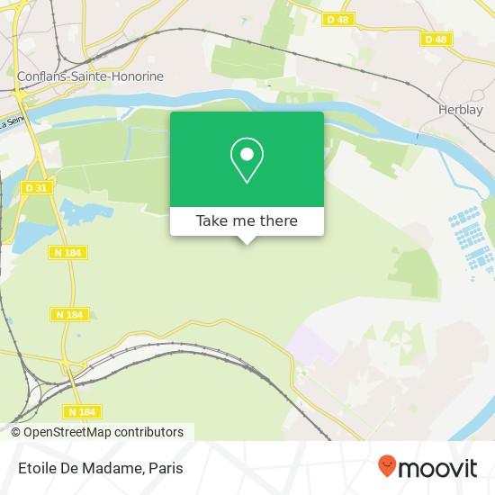 Etoile De Madame map