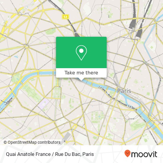 Quai Anatole France / Rue Du Bac map
