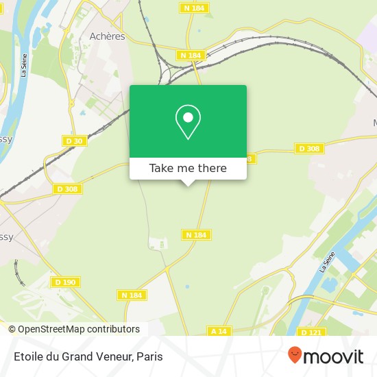 Mapa Etoile du Grand Veneur