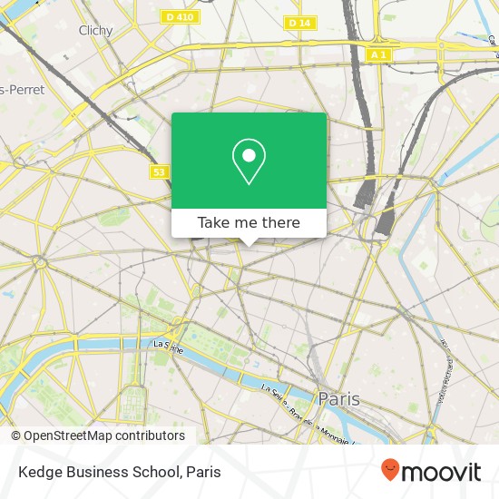 Kedge Business School map