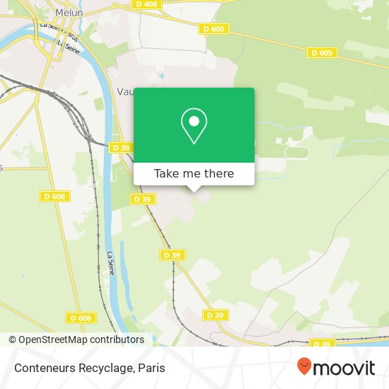 Conteneurs Recyclage map