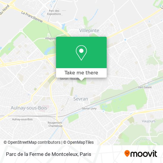 Mapa Parc de la Ferme de Montceleux