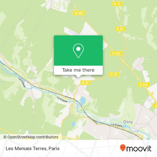 Les Menues Terres map