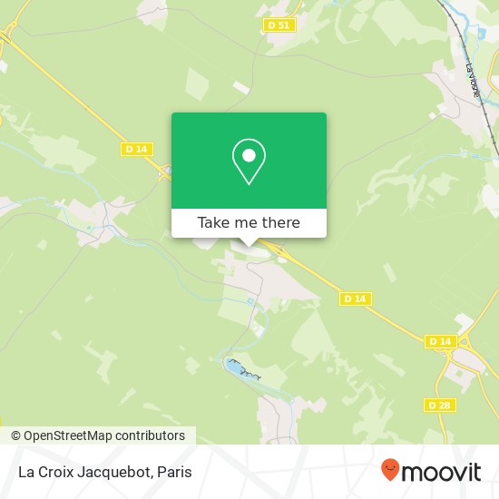 La Croix Jacquebot map