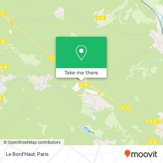 Le Bord'Haut map