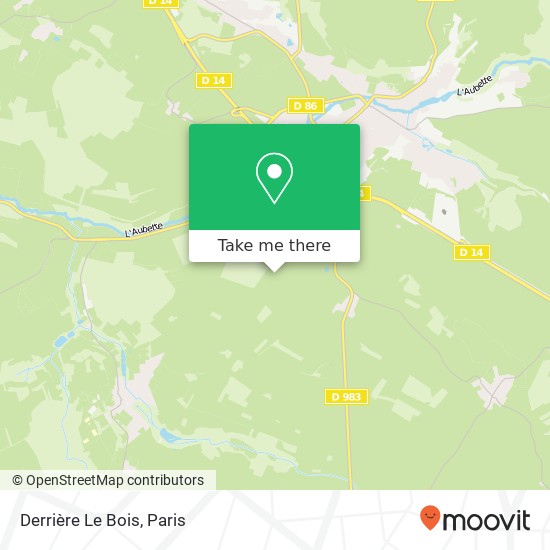 Mapa Derrière Le Bois