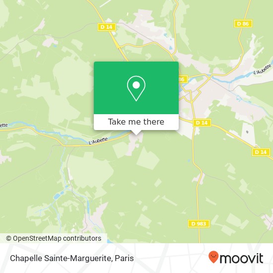 Chapelle Sainte-Marguerite map