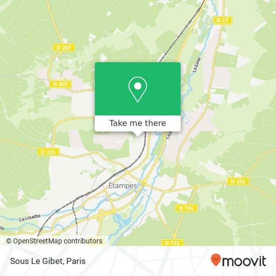 Mapa Sous Le Gibet