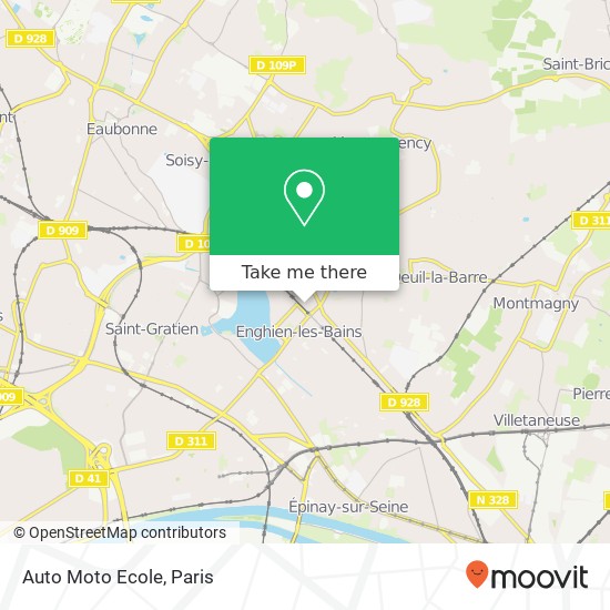 Auto Moto Ecole map