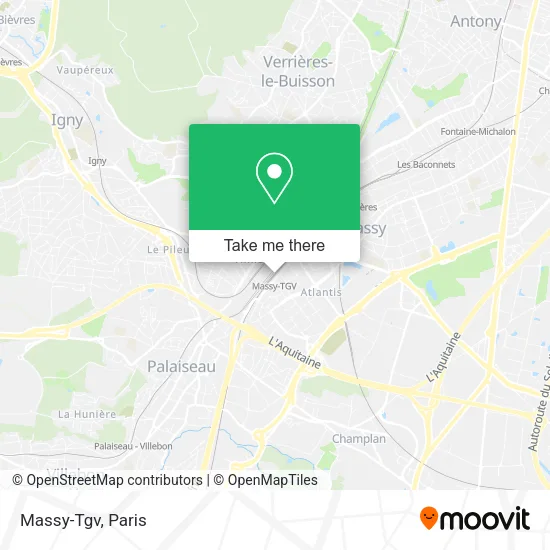 Massy-Tgv map