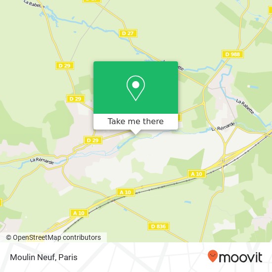 Mapa Moulin Neuf
