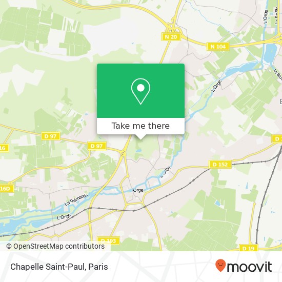 Chapelle Saint-Paul map