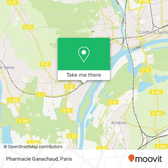 Pharmacie Ganachaud map