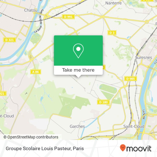 Mapa Groupe Scolaire Louis Pasteur