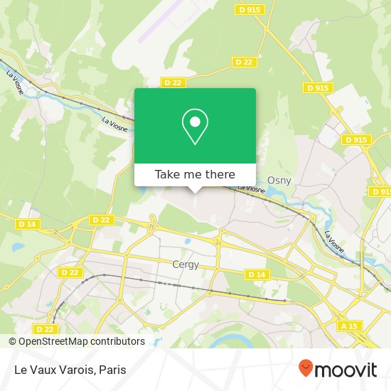 Le Vaux Varois map