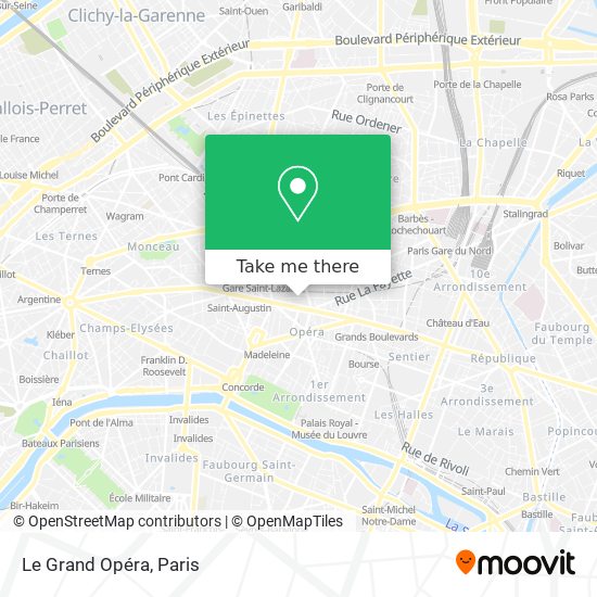 Le Grand Opéra map