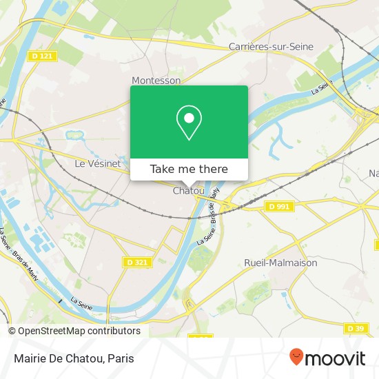 Mairie De Chatou map