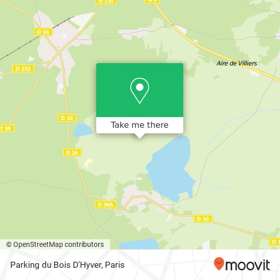 Parking du Bois D'Hyver map