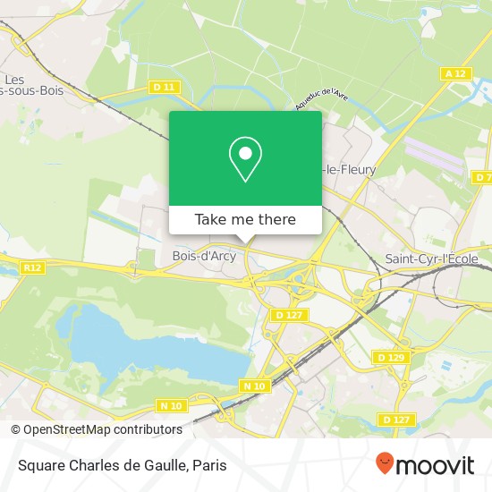 Square Charles de Gaulle map