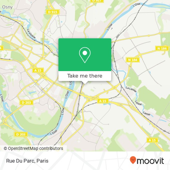Rue Du Parc map