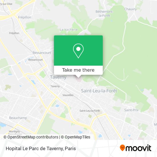 Hopital Le Parc de Taverny map