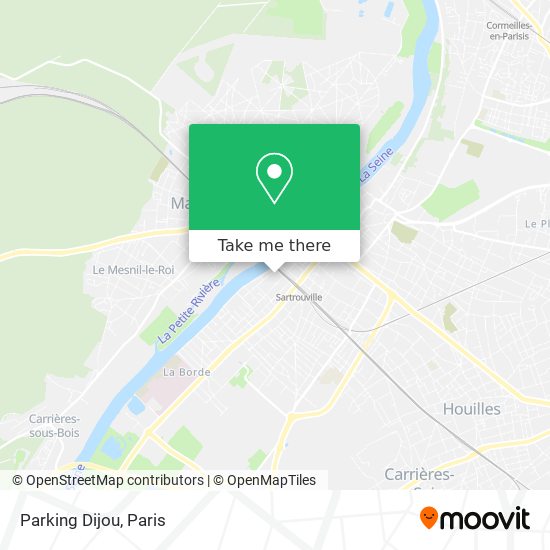 Mapa Parking Dijou