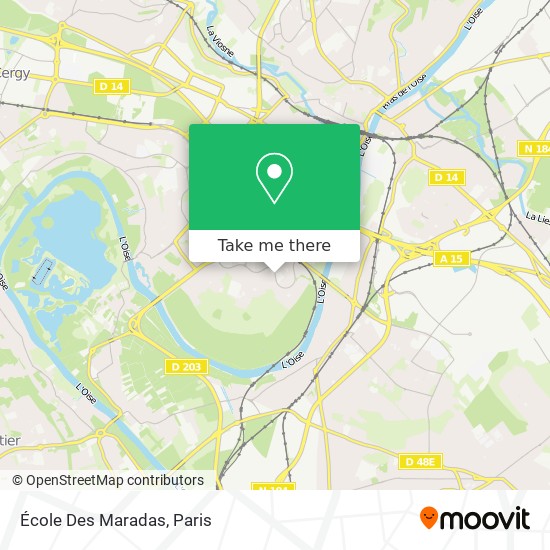 École Des Maradas map