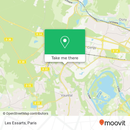 Les Essarts map