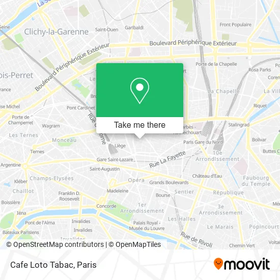 Cafe Loto Tabac map