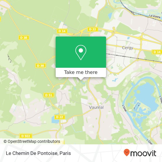 Le Chemin De Pontoise map