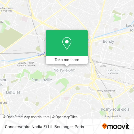 Conservatoire Nadia Et Lili Boulanger map