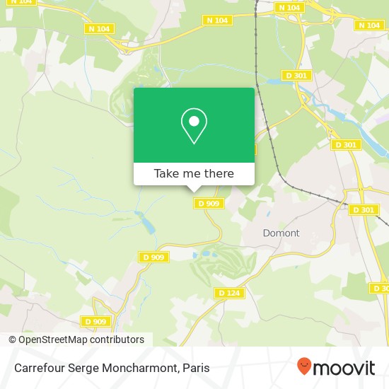 Carrefour Serge Moncharmont map